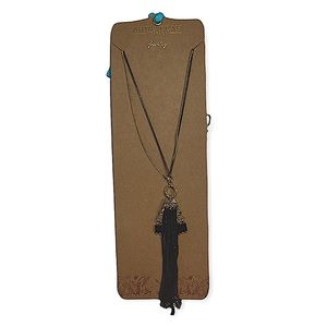 Shiraleah  Anthropologie Sloan Necklace Black